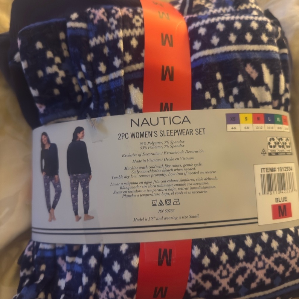 Nautica ladies pajamas 2 pc set - Picture 3 of 3